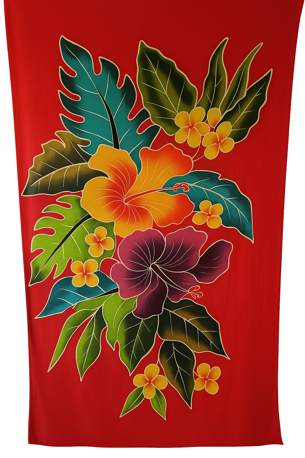 Paréo Fluide et Coloré à Motifs Géométriques - Robes Bohemes
