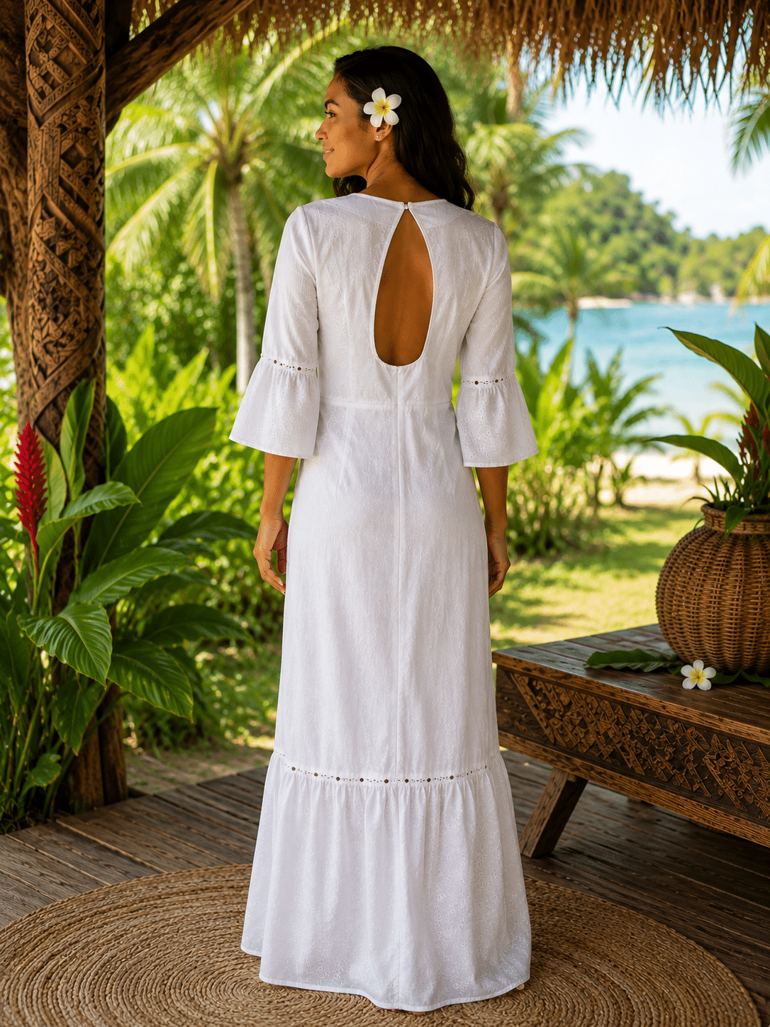 Robe Purotu Modèle Ariinui – Modèle exclusif – Image 4