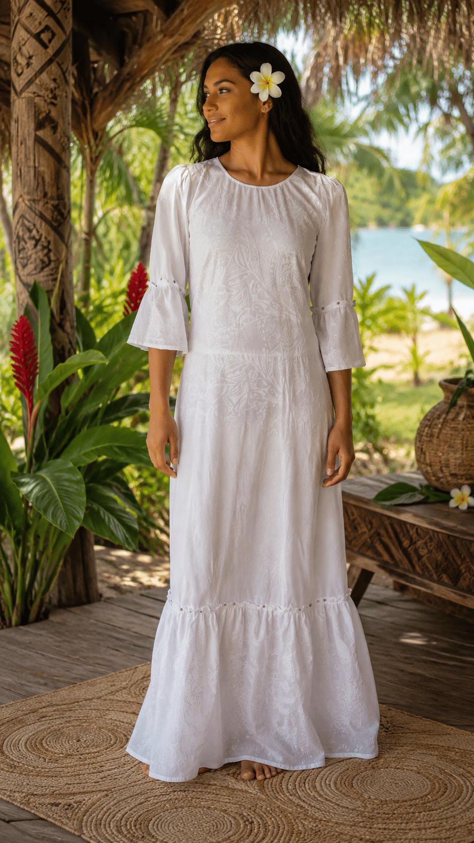 Robe Purotu Modèle Ariinui – Modèle exclusif – Image 3