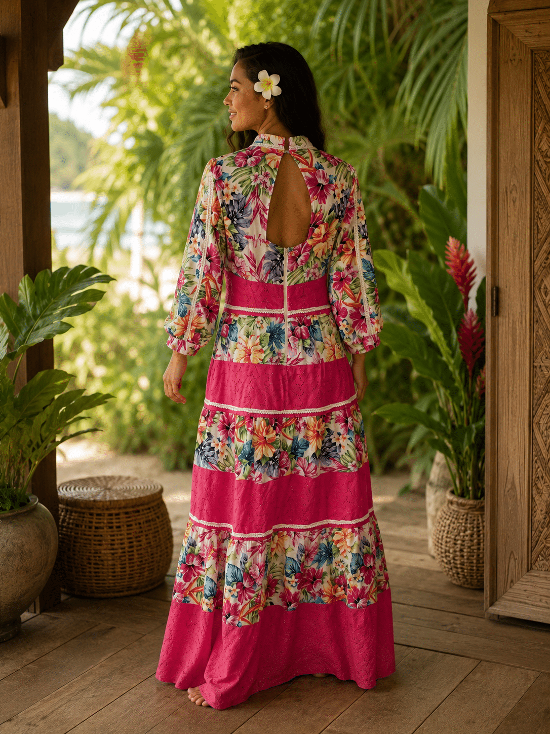 Robe Purotu Modèle Tevai – Modèle exclusif – Image 4