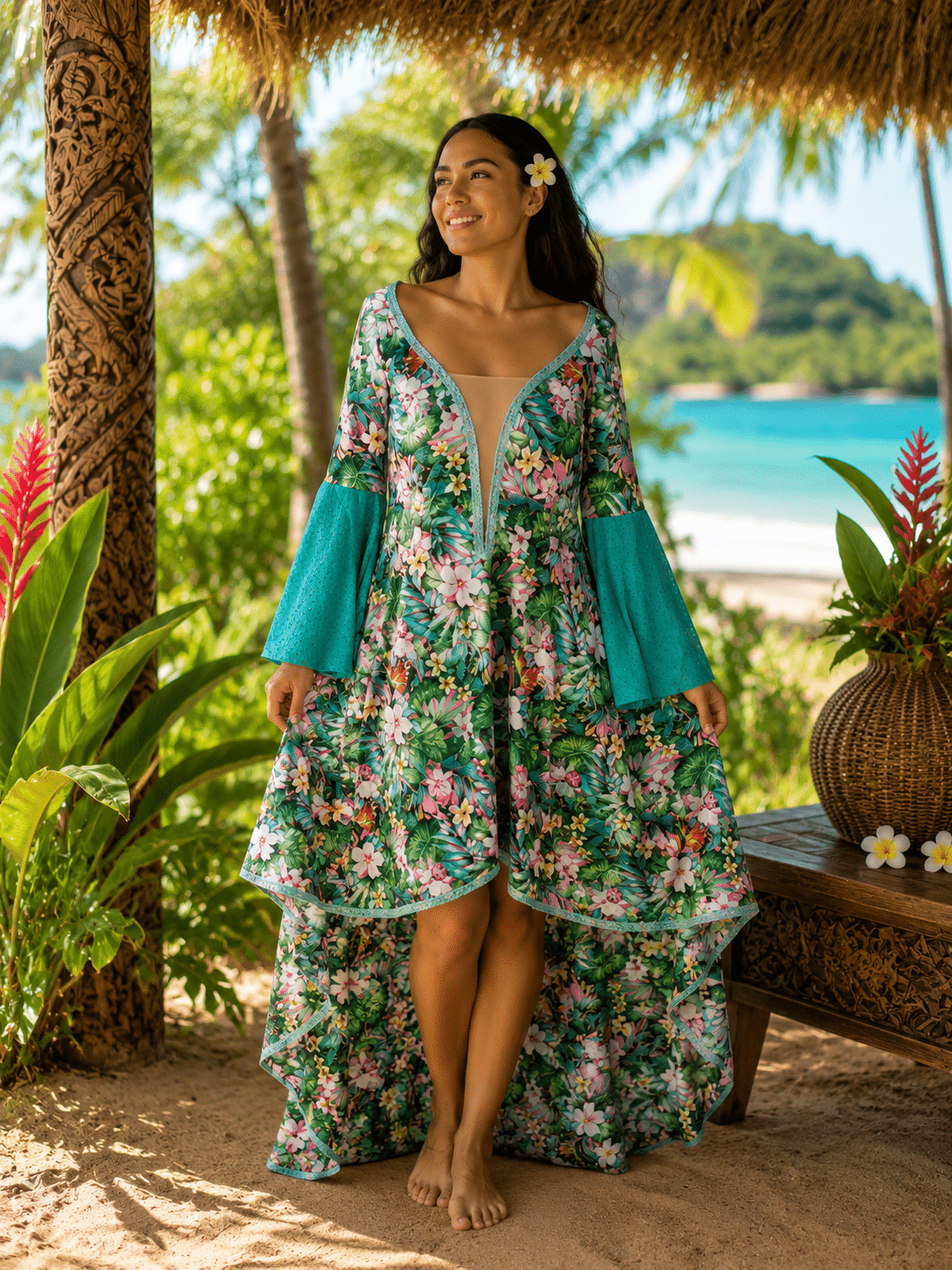 Robe Purotu Modèle Avae – Modèle exclusif – Image 3