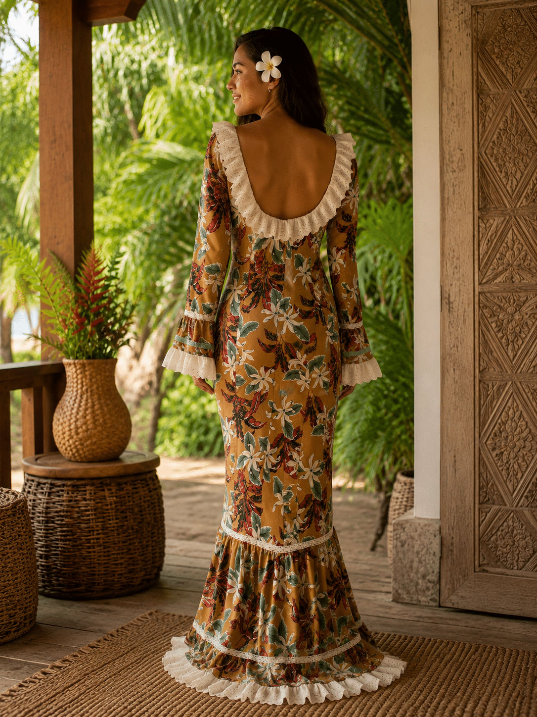 Robe Oranui – Robe polynésienne sirène – Image 4
